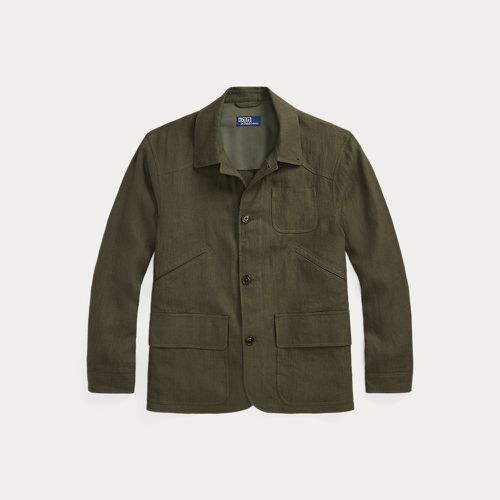 Linen Herringbone Utility Jacket - Polo Ralph Lauren - Modalova