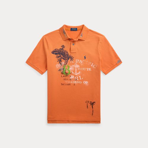 Classic Fit Mesh Graphic Polo Shirt - Polo Ralph Lauren - Modalova