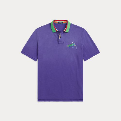 Classic Fit Embroidered Mesh Polo Shirt - Polo Ralph Lauren - Modalova