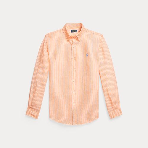 Custom Fit Striped Linen Shirt - Polo Ralph Lauren - Modalova