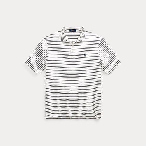 Custom Slim Fit Striped Soft Cotton Polo - Polo Ralph Lauren - Modalova