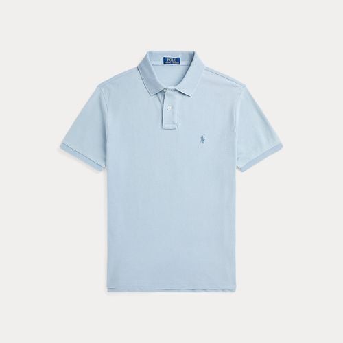 Custom Slim Fit Indigo Mesh Polo Shirt - Polo Ralph Lauren - Modalova