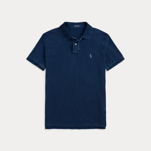 Custom Slim Fit Indigo Mesh Polo Shirt - Polo Ralph Lauren - Modalova