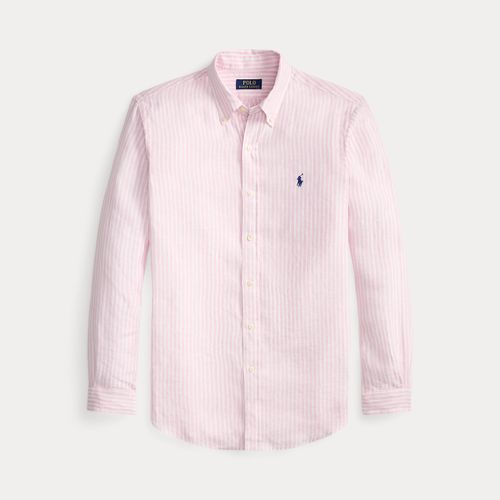 Custom Fit Striped Linen Shirt - Polo Ralph Lauren - Modalova