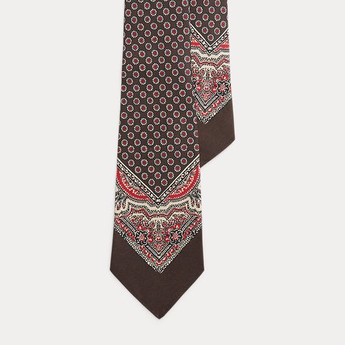 Vintage-Inspired Silk Foulard Tie - Polo Ralph Lauren - Modalova