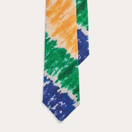 Tie-Dye-Print Linen Tie - Polo Ralph Lauren - Modalova