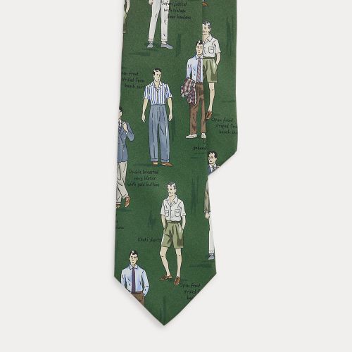 Gentleman-Print Silk Twill Tie - Polo Ralph Lauren - Modalova