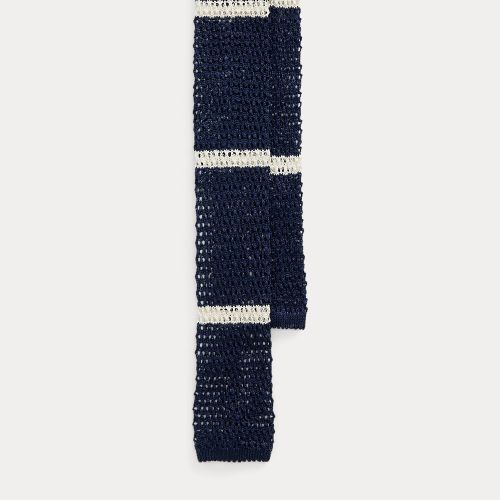 Striped Knit Linen Tie - Polo Ralph Lauren - Modalova