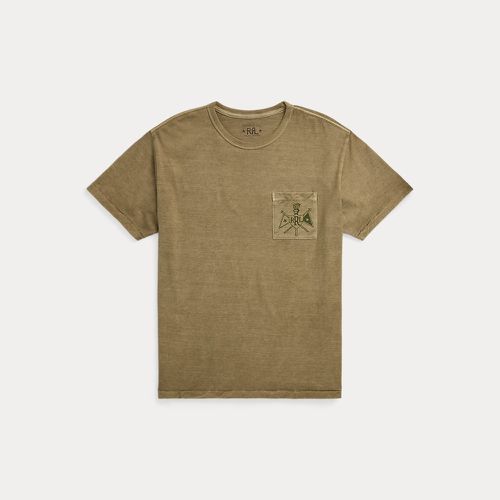 Garment-Dyed Jersey Graphic T-Shirt - RRL - Modalova