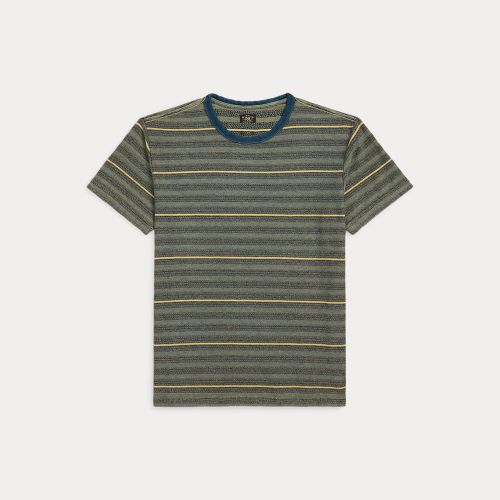 Indigo Striped Jacquard T-Shirt - RRL - Modalova