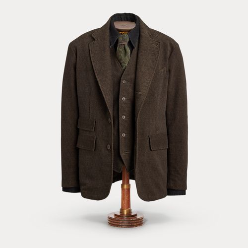 Unconstructed Diamond-Print Blazer - RRL - Modalova