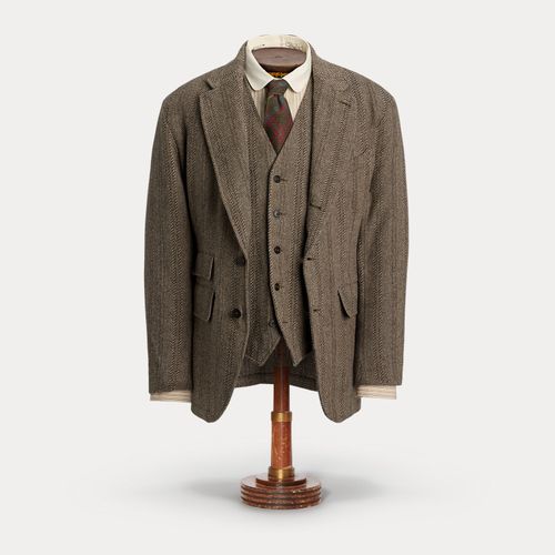 Unconstructed Herringbone Sport Coat - RRL - Modalova