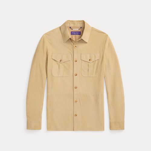 Suede Overshirt - Purple Label - Modalova