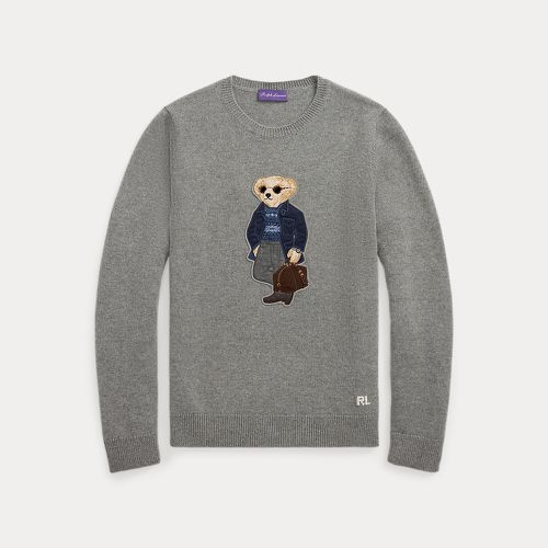 Polo Bear Cashmere Jumper - Purple Label - Modalova