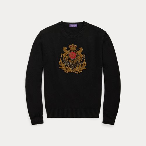 Bullion-Patch Cashmere Jumper - Purple Label - Modalova