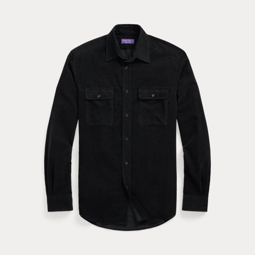 Cotton-Cashmere Corduroy Shirt - Purple Label - Modalova