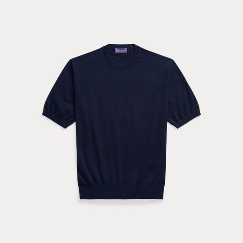 Cashmere Short-Sleeve Jumper - Purple Label - Modalova