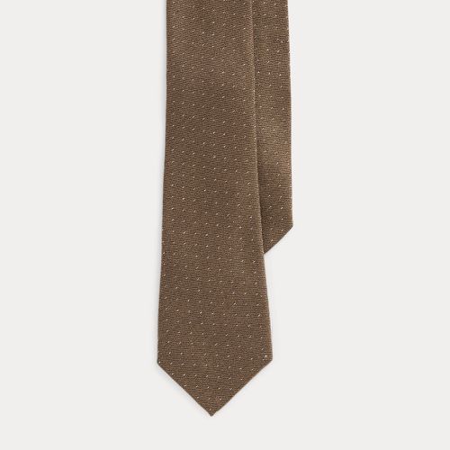 Pin Dot Silk-Cashmere Tie - Purple Label - Modalova