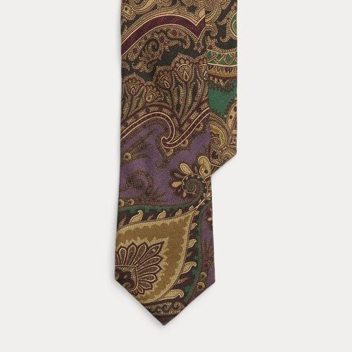 Paisley Cashmere-Silk Tie - Purple Label - Modalova