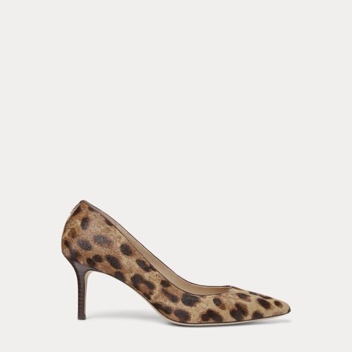 Lanette Leopard-Print Haircalf Pump - Lauren - Modalova