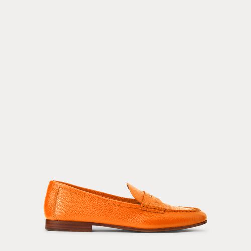 Pebbled Leather Penny Loafer - Polo Ralph Lauren - Modalova