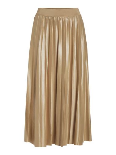 Pleated Midi Skirt - Vila - Modalova