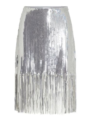 High Waist Sequin Mini Skirt - Vila - Modalova