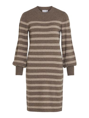 Long Sleeve Knitted Dress - Vila - Modalova