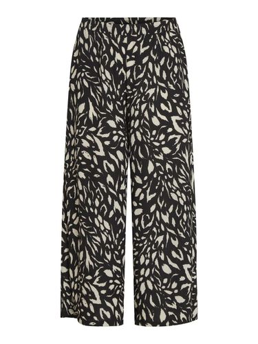 High Waisted Wide-leg Trousers - Vila - Modalova