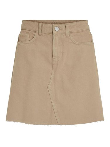 High Waist Mini Denim Skirt - Vila - Modalova