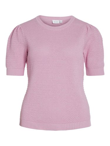 Short-sleeved Knitted Top - Vila - Modalova