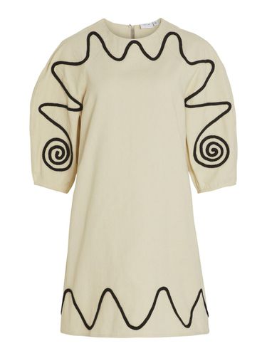 Cotton Short Dress - Vila - Modalova