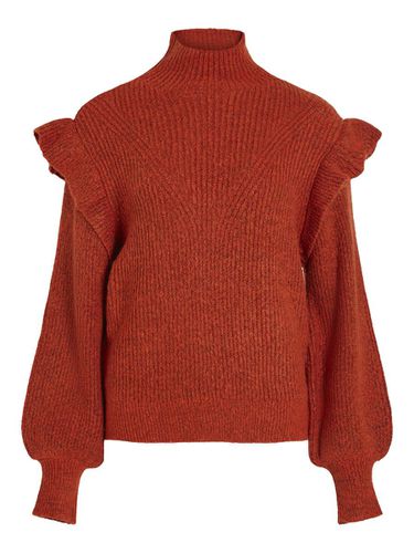 High Neck Knitted Pullover - Vila - Modalova