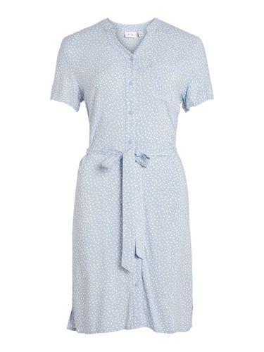 Short Sleeved Shirt Dress - Vila - Modalova
