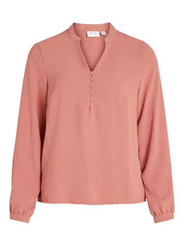 Buttoned Long Sleeved Blouse - Vila - Modalova