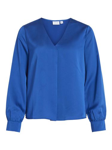 Long Sleeve V-neck Blouse - Vila - Modalova