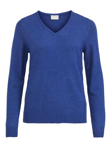 V-neck Knitted Pullover - Vila - Modalova