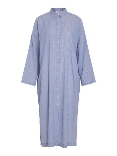 Long Sleeved Maxi Shirt Dress - Vila - Modalova