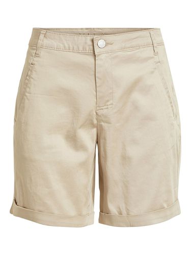 Lyocell Blend Chino Shorts - Vila - Modalova