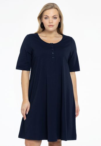 Kleid A-Linie mit Knöpfen COTTON - Basics (B) - Modalova