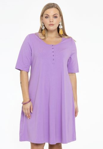 Kleid A-Linie mit Knöpfen COTTON - Basics (B) - Modalova