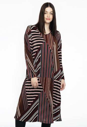 Kleid mit Plissee STRIPES - Portraits (P) - Modalova