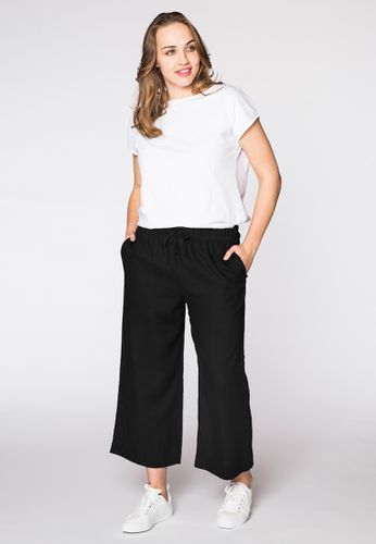 Trousers LINEN cropped - Basics (B) - Modalova