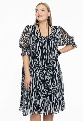 Kleid mit Puffärmeln ZEBRA - Yoek (YK) - Modalova