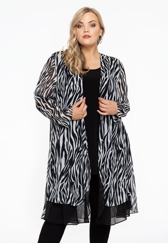 Lange Strickjacke ZEBRA - Yoek (YK) - Modalova