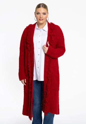 Strickjacke teddy fringing - Yoek (YK) - Modalova