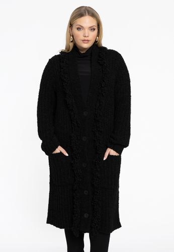 Strickjacke teddy fringing - Yoek (YK) - Modalova