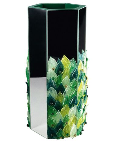 Vase Mit Spiegelhexagon "foglia" - VISIONNAIRE - Modalova