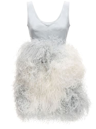 Mini Dress W/feathers - PATOU - Modalova