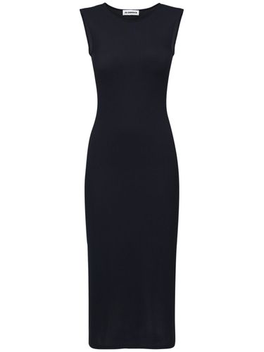 Vestido Midi De Jersey Stretch - JIL SANDER - Modalova